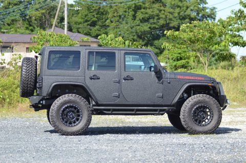 JEEP JKラングラー　LINE-X　オールペイントカスタム　側面